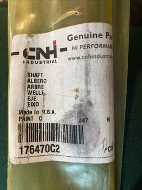 Cnhi Industrial 176470c2 Genuine Oem Cnh Shaft Albero Arbre Welle Eje Eixo New Sealed