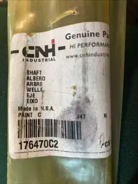 176470c2 Cnhi Industrial Genuine Oem Cnh Shaft Albero Arbre Welle Eje Eixo New Sealed