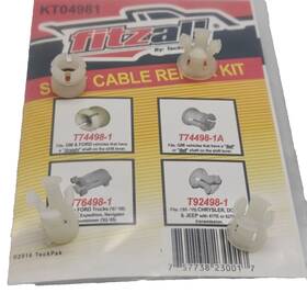 Fitzall Kt04981 .41te 62te Shift Cable Repair End 2005-2015 4 Grommets