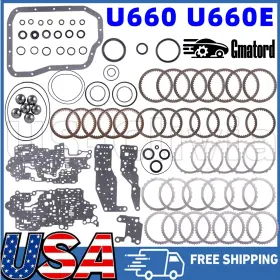 U660e Gmatord U660 New Transmission Overhaul Rebuild Repair Kit For Toyota Camry Lexus
