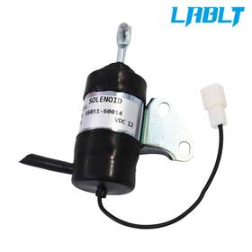 Lablt Om100593oc Fuel Shut Off Solenoid 16851-60014/16851-60011 For Kubota Mower Tractor Rtv900