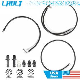 Lablt Om270234oc 47re Transmission Cooler Lines Kit Heavy Duty For 1996-2002 Dodge Cummins