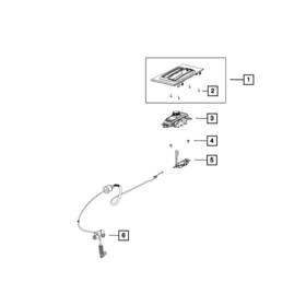 Mopar 56054498ak Shift Cable For Chrysler 300 2019-2021