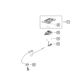 56054498ak Mopar Shift Cable For Chrysler 300 2019-2021