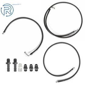 Netuera 630546 47re For 96-02 Dodge Ram Cummins Transmission Lines Kit Heavy Duty Hose
