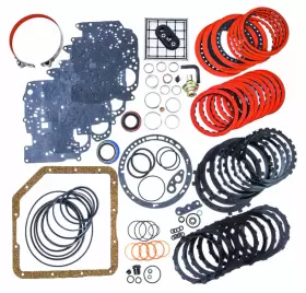 K35900j Precision International Alto Performance Th350 350c Transmission Rebuild - Master Kit Red Clutches W Blk Steels Band