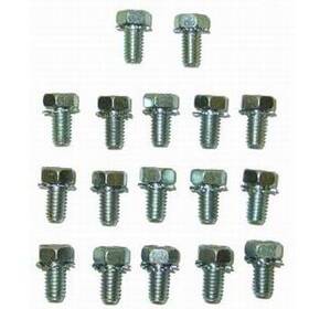 Racing Power Co-packaged R0031 Co-packaged Transmission Pan Bolt Kit 17 Steel Hex Bolts