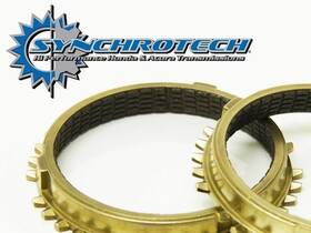 Synchrotech Syn116 Base 5-spd Carbon 1-5 Synchros Set For Honda Civic Si Ep3 Acura Rsx