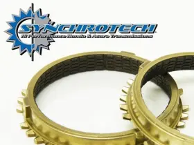 Syn116 Synchrotech Base 5-spd Carbon 1-5 Synchros Set For Honda Civic Si Ep3 Acura Rsx
