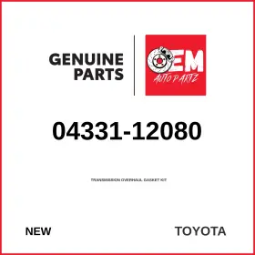 04331-12080 Toyota Genuine 1990-2002 Corolla Transmission Overhaul Gasket Kit