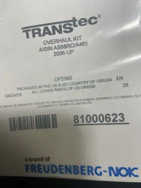 81000633 Trans Tec 81000651 Overhaul Kit
