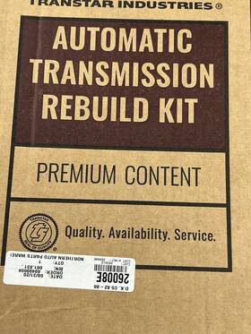 Transtar 26007ef C5 C-5 Transmission Rebuild Kit 1982-1986