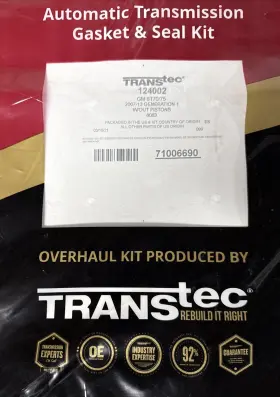 Gen1 Transtec 2637 Gm 6t70 6t75 2007-2013 Transmission Rebuild Kit Gaskets-seals-o-rings