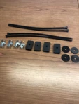 Flex-a-lite 3910 Fluid Cooler Mount Kit Push Through Radiator Style Nylon Black New. Price: $16.49.