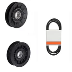 Idler Pulley Kit W/transmission Drive Belt Fits John Deere 105 108 125 135 145 New. Price: $24.99.