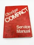 Dodge Compact Service Manual Models B100 B200 B300 Assembled During 1974 Year Used. Price: $11.24.