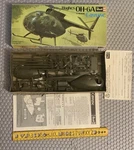1970 Revell Hughes OH-6A Cayuse, Complete Kit #H-146:130, Open Box Used. Price: $49.99.