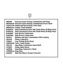 Genuine Mopar Transmission Gasket Package 68332421AB New. Price: $250.80.