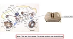 Right Rear Caliper Oem 14-16 Kia Cadenza 583103RA60 Used. Price: $75.00.