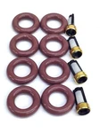 Fuel Injector Repair Kit O-rings Filters 1988-1989 Volkswagen Jetta 1.8L L4 New. Price: $10.99.