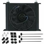 34 Row Heavy Duty Engine Transmission Oil Cooler 6AN Fittings Electric Fan Kit New. Price: $129.95.