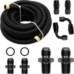 Custom Assembled 6AN Fuel Line Kit, Transmission Cooler For 4L60E 4L65E New. Price: $37.76.