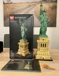 Lego Architecture: Statue Of Liberty (21042) 100% Complete With Box And Manual Used. Price: $84.99.