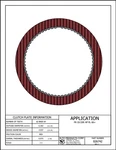 Direct Friction Clutch High Perf Ford C6/E4OD/4R1, .075", 026742PL - 100 Qty New. Price: $450.00.