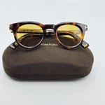 Tom Ford Sunglasses TF1325 53E Icon Round Tortoise Pantos Frame Amber Lens 47MM New. Price: $338.88.