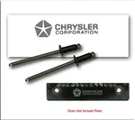 Mopar Dodge Plymouth 1968-1974 Factory Exact Vin Plate Restoration Kit New. Price: $65.00.